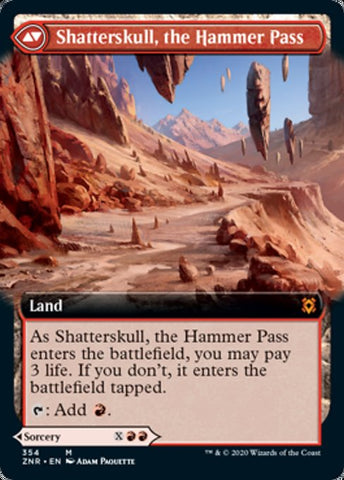 Shatterskull Smashing // Shatterskull, the Hammer Pass (Extended Art) [Zendikar Rising]