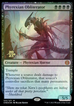 Phyrexian Obliterator [Phyrexia: All Will Be One Prerelease Promos]