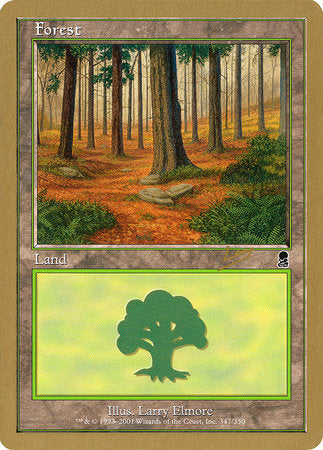 Forest (347) - 2002 Sim Han How (ODY) [World Championship Decks 2002]