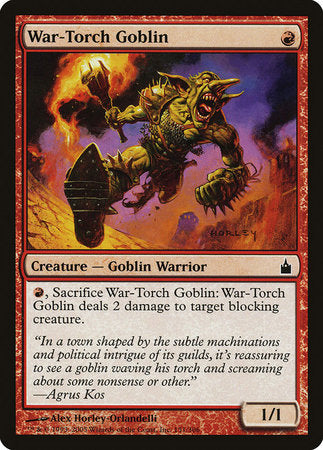 War-Torch Goblin [Ravnica: City of Guilds]