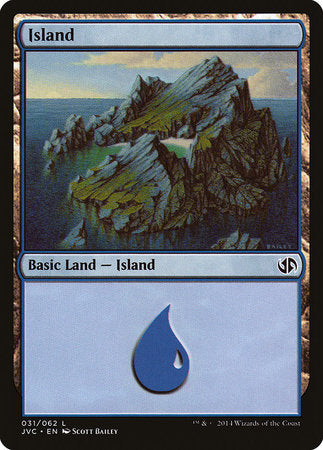 Island (31) (Jace vs. Chandra) [Duel Decks Anthology: Jace vs. Chandra]