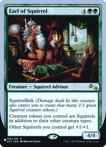 Earl of Squirrel (Unfinity Foil Edition) [The List]