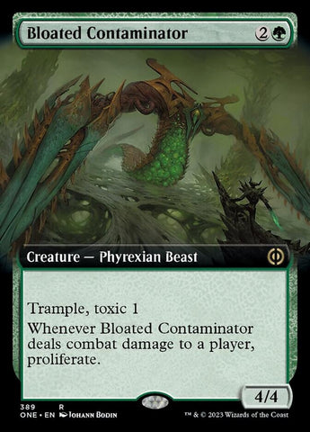 Bloated Contaminator (Extended Art) [Phyrexia: All Will Be One]