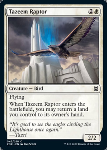 Tazeem Raptor [Zendikar Rising]