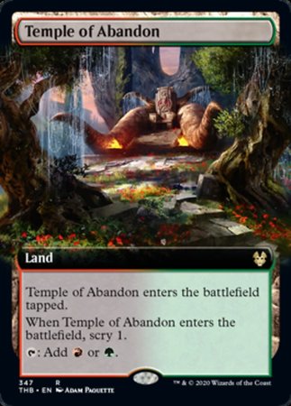 Temple of Abandon (Extended Art) [Theros Beyond Death]