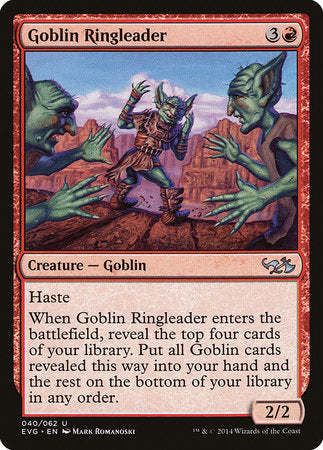 Goblin Ringleader [Duel Decks Anthology: Elves vs. Goblins]