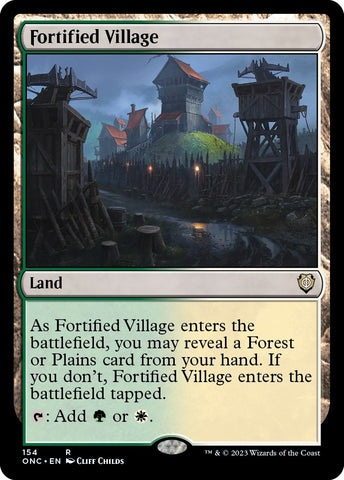 Fortified Village [Phyrexia: All Will Be One Commander]