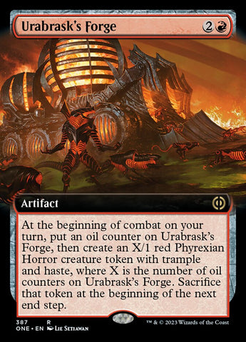 Urabrask's Forge (Extended Art) [Phyrexia: All Will Be One]