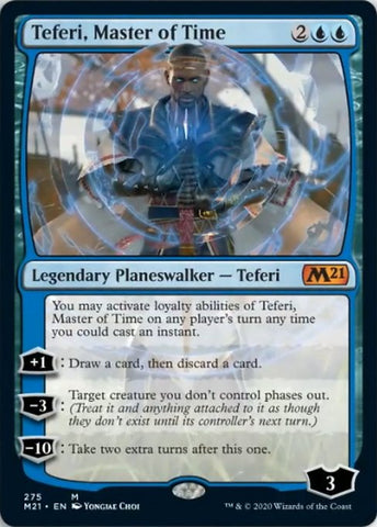 Teferi, Master of Time (Alternate Art) (275) [Core Set 2021]