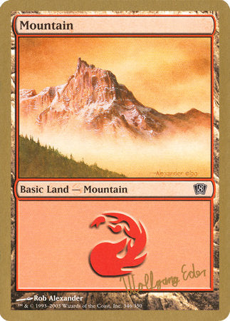 Mountain (346) - 2003 Wolfgang Eder (8ED) [World Championship Decks 2003]