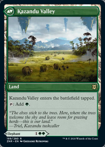 Kazandu Mammoth // Kazandu Valley [Zendikar Rising]