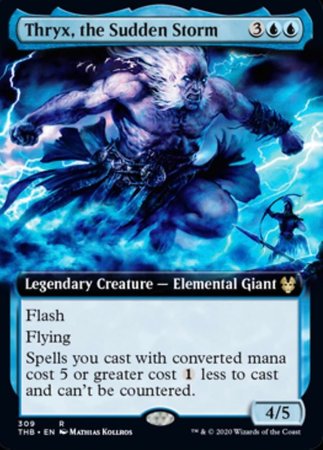 Thryx, the Sudden Storm (Extended Art) [Theros Beyond Death]