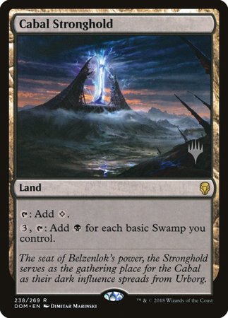 Cabal Stronghold [Dominaria Promos]