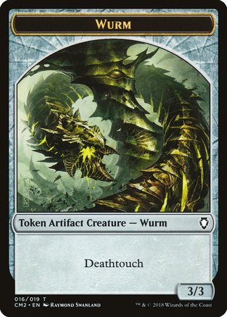 Wurm Token (Deathtouch) [Commander Anthology Volume II Tokens]