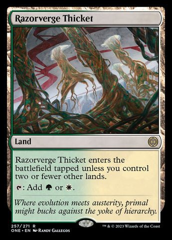 Razorverge Thicket [Phyrexia: All Will Be One]