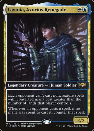 Lavinia, Azorius Renegade [Ravnica Allegiance Promos]