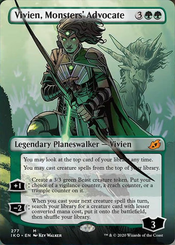 Vivien, Monsters' Advocate (Borderless) [Ikoria: Lair of Behemoths]