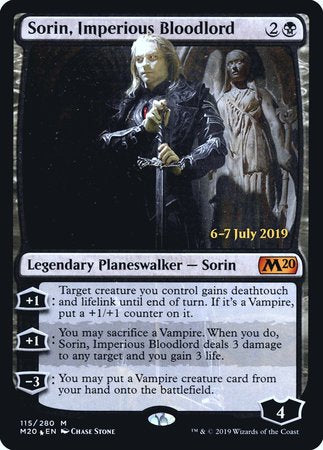 Sorin, Imperious Bloodlord [Core Set 2020 Promos]