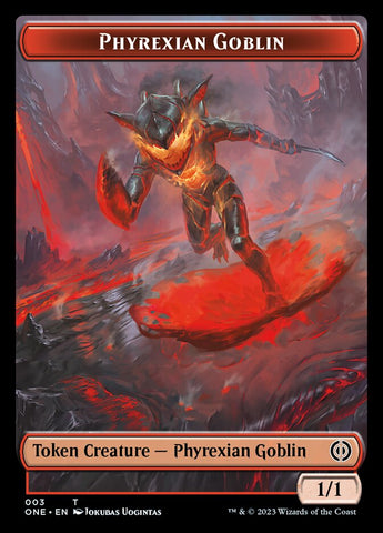 Phyrexian Goblin Token [Phyrexia: All Will Be One Tokens]