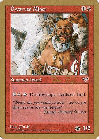 Dwarven Miner - 1998 Ben Rubin (MIR) (SB) [World Championship Decks 1998]