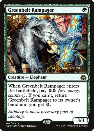 Greenbelt Rampager [Aether Revolt Promos]