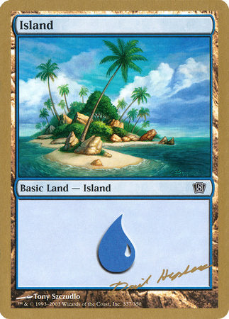Island (337) - 2003 Daniel Zink (8ED) [World Championship Decks 2003]