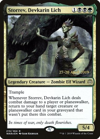 Storrev, Devkarin Lich [War of the Spark Promos]