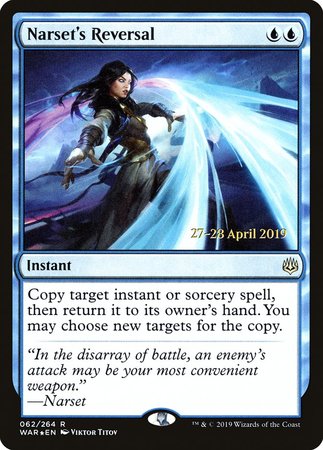Narset's Reversal [War of the Spark Promos]