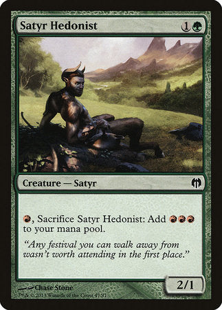 Satyr Hedonist [Duel Decks: Heroes vs. Monsters]