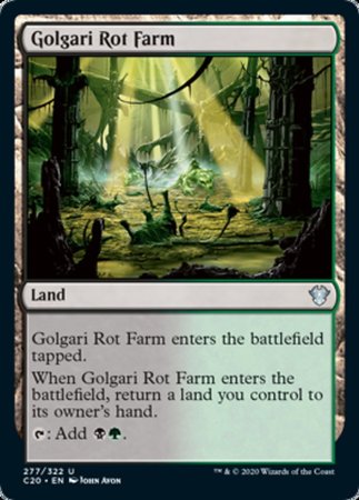 Golgari Rot Farm [Commander 2020]