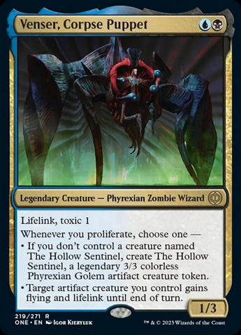 Venser, Corpse Puppet [Phyrexia: All Will Be One]