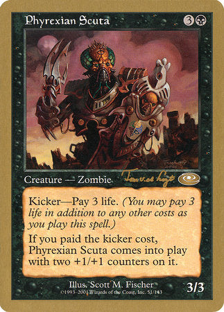 Phyrexian Scuta - 2001 Tom van de Logt (PLS) [World Championship Decks 2001]