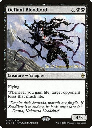 Defiant Bloodlord [Battle for Zendikar Promos]