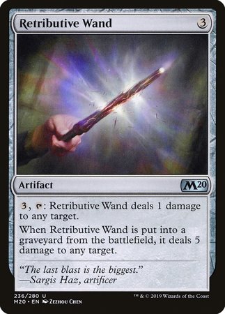 Retributive Wand [Core Set 2020]