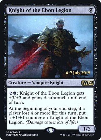 Knight of the Ebon Legion [Core Set 2020 Promos]