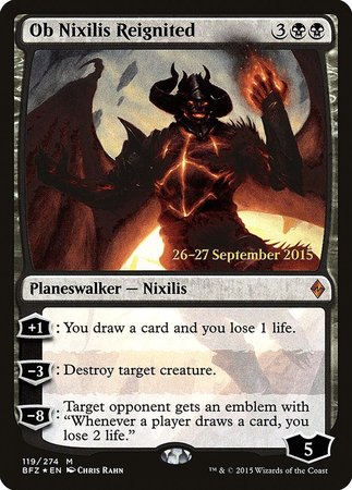 Ob Nixilis Reignited [Battle for Zendikar Promos]