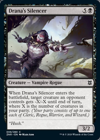 Drana's Silencer [Zendikar Rising]