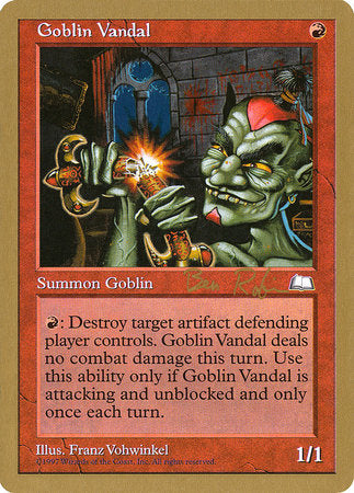 Goblin Vandal - 1998 Ben Rubin (WTH) [World Championship Decks 1998]
