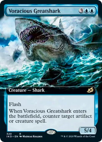 Voracious Greatshark (Extended Art) [Ikoria: Lair of Behemoths]