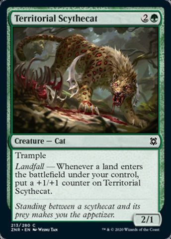 Territorial Scythecat [Zendikar Rising]