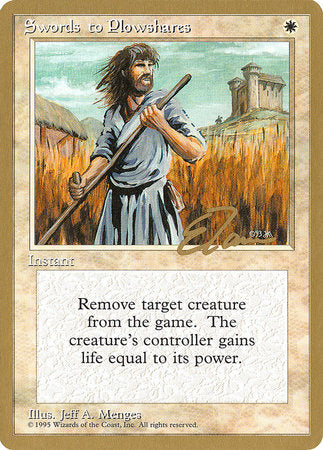Swords to Plowshares - 1996 Michael Loconto (4ED) [Pro Tour Collector Set]
