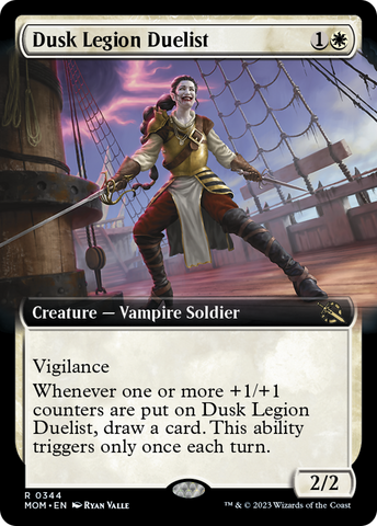 Dusk Legion Duelist (Extended Art) [March of the Machine]