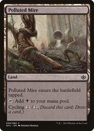 Polluted Mire [Duel Decks Anthology: Garruk vs. Liliana]