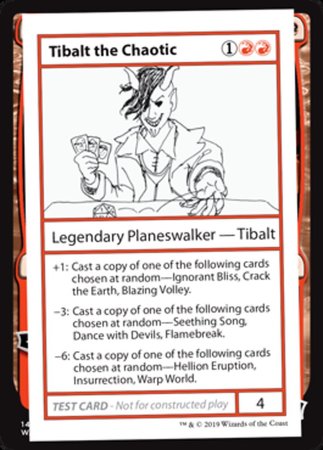 Tibalt the Chaotic [Mystery Booster Playtest Cards]