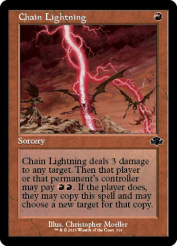 Chain Lightning (Retro) [Dominaria Remastered]