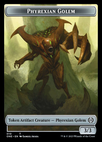 Phrexian Golem Token [Phyrexia: All Will Be One Tokens]