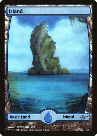 Island - Full Art [Judge Gift Cards 2014]
