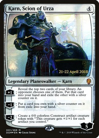 Karn, Scion of Urza [Dominaria Promos]