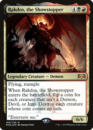 Rakdos, the Showstopper [Ravnica Allegiance Promos]