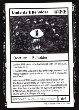 Underdark Beholder [Mystery Booster Playtest Cards]